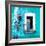 ¡Viva Mexico! Square Collection - Old Turquoise Facade-Philippe Hugonnard-Framed Photographic Print