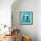 ¡Viva Mexico! Square Collection - Old Turquoise Facade-Philippe Hugonnard-Framed Photographic Print displayed on a wall