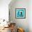 ¡Viva Mexico! Square Collection - Old Turquoise Facade-Philippe Hugonnard-Framed Photographic Print displayed on a wall
