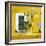 ¡Viva Mexico! Square Collection - Old Yellow Facade II-Philippe Hugonnard-Framed Photographic Print