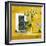 ¡Viva Mexico! Square Collection - Old Yellow Facade II-Philippe Hugonnard-Framed Photographic Print