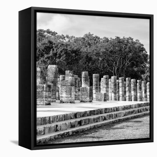 ¡Viva Mexico! Square Collection - One Thousand Mayan Columns in Chichen Itza III-Philippe Hugonnard-Framed Premier Image Canvas