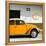 ?Viva Mexico! Square Collection - Orange VW Beetle Car & Peace Symbol-Philippe Hugonnard-Framed Premier Image Canvas