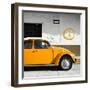 ?Viva Mexico! Square Collection - Orange VW Beetle Car & Peace Symbol-Philippe Hugonnard-Framed Photographic Print