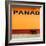 ¡Viva Mexico! Square Collection - "PANAD" Orange Street Wall-Philippe Hugonnard-Framed Photographic Print