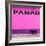 ¡Viva Mexico! Square Collection - "PANAD" Pink Street Wall-Philippe Hugonnard-Framed Photographic Print