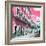 ¡Viva Mexico! Square Collection - Pink Street in Guanajuato-Philippe Hugonnard-Framed Photographic Print