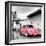 ¡Viva Mexico! Square Collection - Pink VW Beetle Car in San Cristobal de Las Casas-Philippe Hugonnard-Framed Photographic Print