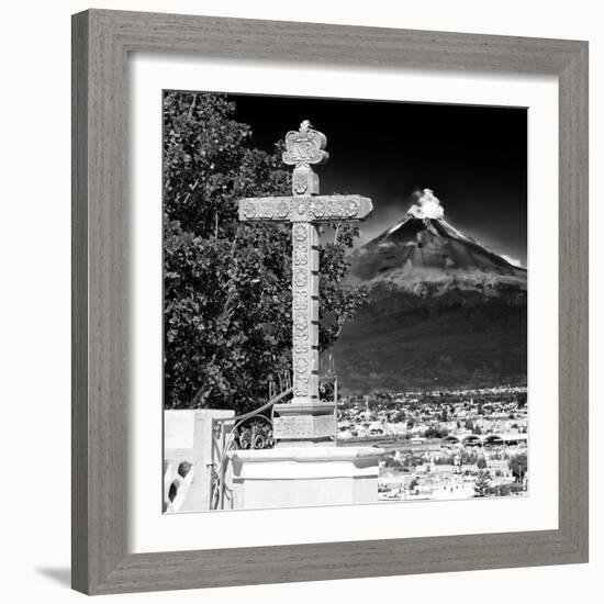 ¡Viva Mexico! Square Collection - Popocatepetl Volcano in Puebla IX-Philippe Hugonnard-Framed Photographic Print