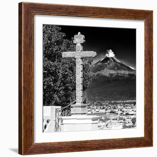 ¡Viva Mexico! Square Collection - Popocatepetl Volcano in Puebla IX-Philippe Hugonnard-Framed Photographic Print