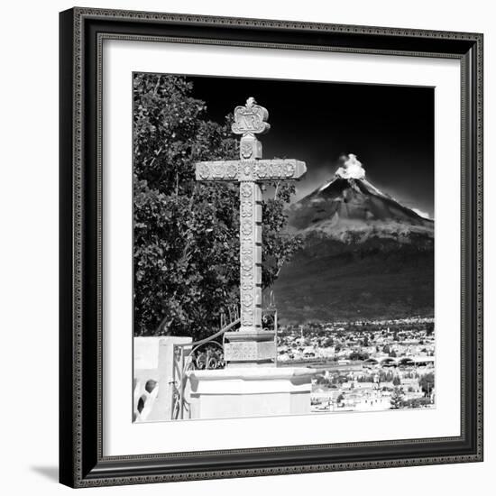 ¡Viva Mexico! Square Collection - Popocatepetl Volcano in Puebla IX-Philippe Hugonnard-Framed Photographic Print