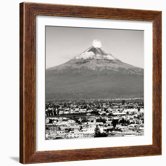 ¡Viva Mexico! Square Collection - Popocatepetl Volcano in Puebla V-Philippe Hugonnard-Framed Premium Photographic Print