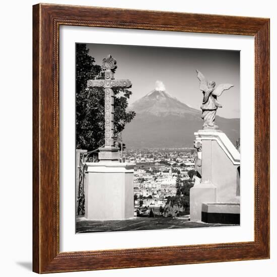 ¡Viva Mexico! Square Collection - Popocatepetl Volcano in Puebla VII-Philippe Hugonnard-Framed Photographic Print