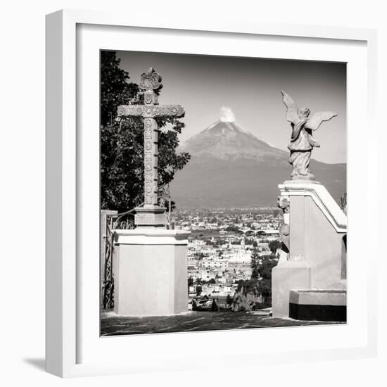 ¡Viva Mexico! Square Collection - Popocatepetl Volcano in Puebla VII-Philippe Hugonnard-Framed Photographic Print