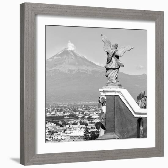 ¡Viva Mexico! Square Collection - Popocatepetl Volcano in Puebla XI-Philippe Hugonnard-Framed Photographic Print