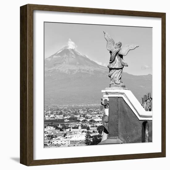 ¡Viva Mexico! Square Collection - Popocatepetl Volcano in Puebla XI-Philippe Hugonnard-Framed Photographic Print