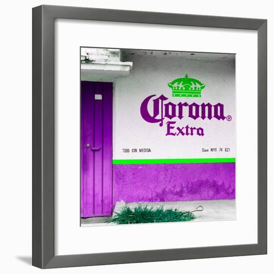 ¡Viva Mexico! Square Collection - Purple Extra-Philippe Hugonnard-Framed Photographic Print