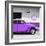 ¡Viva Mexico! Square Collection - Purple VW Beetle Car & Peace Symbol-Philippe Hugonnard-Framed Photographic Print