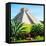 ¡Viva Mexico! Square Collection - Pyramid Chichen Itza IV-Philippe Hugonnard-Framed Premier Image Canvas