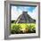 ¡Viva Mexico! Square Collection - Pyramid Chichen Itza VIII-Philippe Hugonnard-Framed Photographic Print