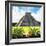 ¡Viva Mexico! Square Collection - Pyramid Chichen Itza VIII-Philippe Hugonnard-Framed Photographic Print