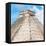 ¡Viva Mexico! Square Collection - Pyramid Chichen Itza-Philippe Hugonnard-Framed Premier Image Canvas