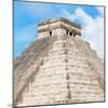 ¡Viva Mexico! Square Collection - Pyramid Chichen Itza-Philippe Hugonnard-Mounted Photographic Print