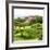 ¡Viva Mexico! Square Collection - Pyramid Maya of Monte Alban-Philippe Hugonnard-Framed Photographic Print