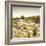 ¡Viva Mexico! Square Collection - Pyramid of Cantona Archaeological Ruins I-Philippe Hugonnard-Framed Photographic Print