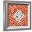 ¡Viva Mexico! Square Collection - Red Mosaics-Philippe Hugonnard-Framed Photographic Print