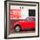 ¡Viva Mexico! Square Collection - Red VW Beetle Car and American Graffiti-Philippe Hugonnard-Framed Photographic Print