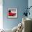 ¡Viva Mexico! Square Collection - Red VW Beetle Car & Peace Symbol-Philippe Hugonnard-Framed Photographic Print displayed on a wall