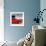 ¡Viva Mexico! Square Collection - Red VW Beetle Car & Peace Symbol-Philippe Hugonnard-Framed Photographic Print displayed on a wall