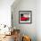 ¡Viva Mexico! Square Collection - Red VW Beetle Car & Peace Symbol-Philippe Hugonnard-Framed Photographic Print displayed on a wall