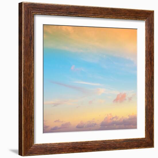 ¡Viva Mexico! Square Collection - Sky at Sunset II-Philippe Hugonnard-Framed Photographic Print