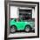 ¡Viva Mexico! Square Collection - Small Coral Green VW Beetle Car-Philippe Hugonnard-Framed Photographic Print