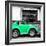 ¡Viva Mexico! Square Collection - Small Coral Green VW Beetle Car-Philippe Hugonnard-Framed Photographic Print
