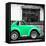 ¡Viva Mexico! Square Collection - Small Coral Green VW Beetle Car-Philippe Hugonnard-Framed Premier Image Canvas