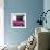 ¡Viva Mexico! Square Collection - Small Deep Pink VW Beetle Car-Philippe Hugonnard-Framed Photographic Print displayed on a wall