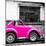 ¡Viva Mexico! Square Collection - Small Deep Pink VW Beetle Car-Philippe Hugonnard-Mounted Photographic Print
