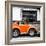 ¡Viva Mexico! Square Collection - Small Orange VW Beetle Car-Philippe Hugonnard-Framed Photographic Print