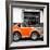 ¡Viva Mexico! Square Collection - Small Orange VW Beetle Car-Philippe Hugonnard-Framed Photographic Print