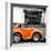 ¡Viva Mexico! Square Collection - Small Orange VW Beetle Car-Philippe Hugonnard-Framed Photographic Print