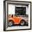 ¡Viva Mexico! Square Collection - Small Orange VW Beetle Car-Philippe Hugonnard-Framed Photographic Print