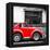 ¡Viva Mexico! Square Collection - Small Red VW Beetle Car-Philippe Hugonnard-Framed Premier Image Canvas