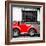 ¡Viva Mexico! Square Collection - Small Red VW Beetle Car-Philippe Hugonnard-Framed Photographic Print