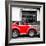 ¡Viva Mexico! Square Collection - Small Red VW Beetle Car-Philippe Hugonnard-Framed Photographic Print