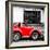 ¡Viva Mexico! Square Collection - Small Red VW Beetle Car-Philippe Hugonnard-Framed Photographic Print