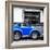 ¡Viva Mexico! Square Collection - Small Royal Blue VW Beetle Car-Philippe Hugonnard-Framed Photographic Print