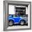 ¡Viva Mexico! Square Collection - Small Royal Blue VW Beetle Car-Philippe Hugonnard-Framed Photographic Print